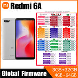 Xiaomi Redmi 6A Smartphone 5.45'' Full Screen AI Face Helio A22 Processor google play Glaobal ROM