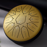 Tongue Drum 6 Inch 11 Notes Shamanic Drum Taiko Drum for Nintend Switch Yoga Musical Instruments Percussion Musical Instrument