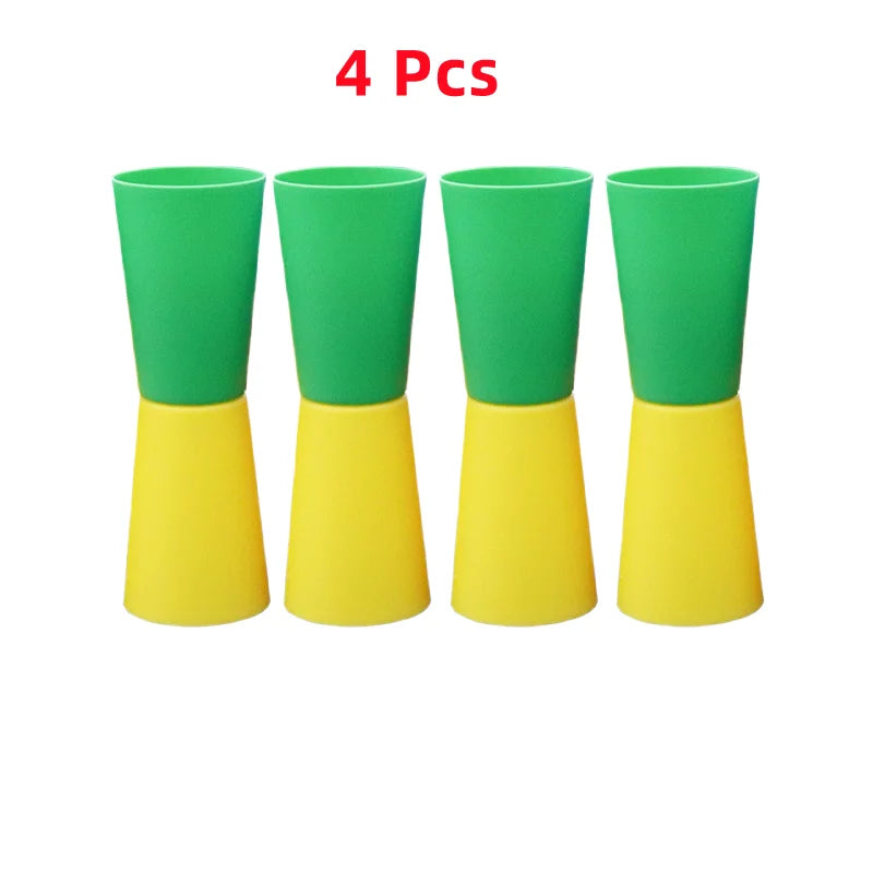 Multi Person Outdoor Sports Flip Cup Toys Kids Fun Game Flip Cup Shuttle Run Agility Cone Body Coordination Sports Equipment