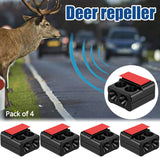 4Pcs Car Ultrasonic Physical Sirens Warning Whistle Device Animal Repelling Outdoor Safety Mini Car Whistle Waterproof Save Deer