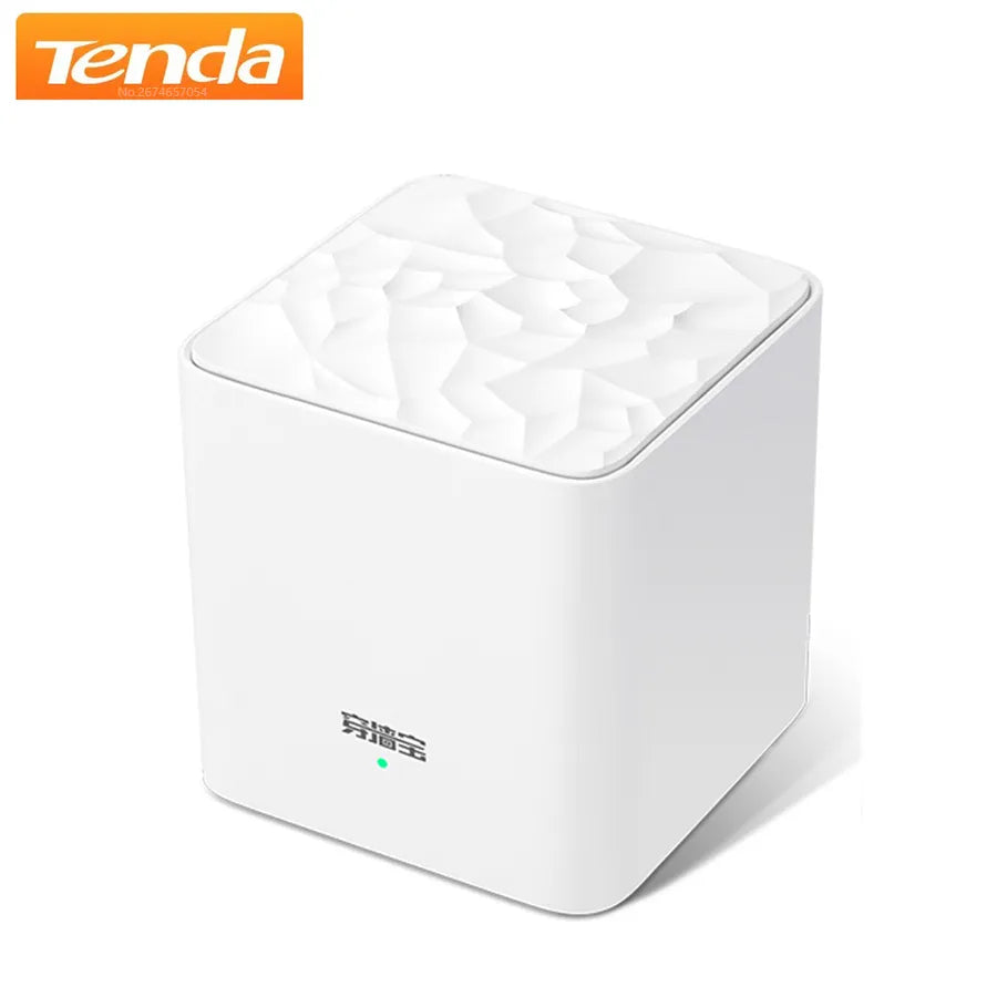 Tenda Nova Mesh WiFi System (MW3)-Up to 2000 sq.ft Whole Home Coverage Replaces Wi-Fi Router Extender Single Easy Step via APP