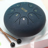 Hluru Glucophone Steel Tongue Drum 6 Inch 8 Notes Ethereal Drum Tone Key C5 Drum Percussion Children Musical Instrument