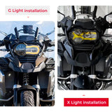 New Motorcycle Headlight Protector For BMW R1200GS GSA R1250GS LC Adventure With 4 Colours Fluorescent Cover 2013-2024