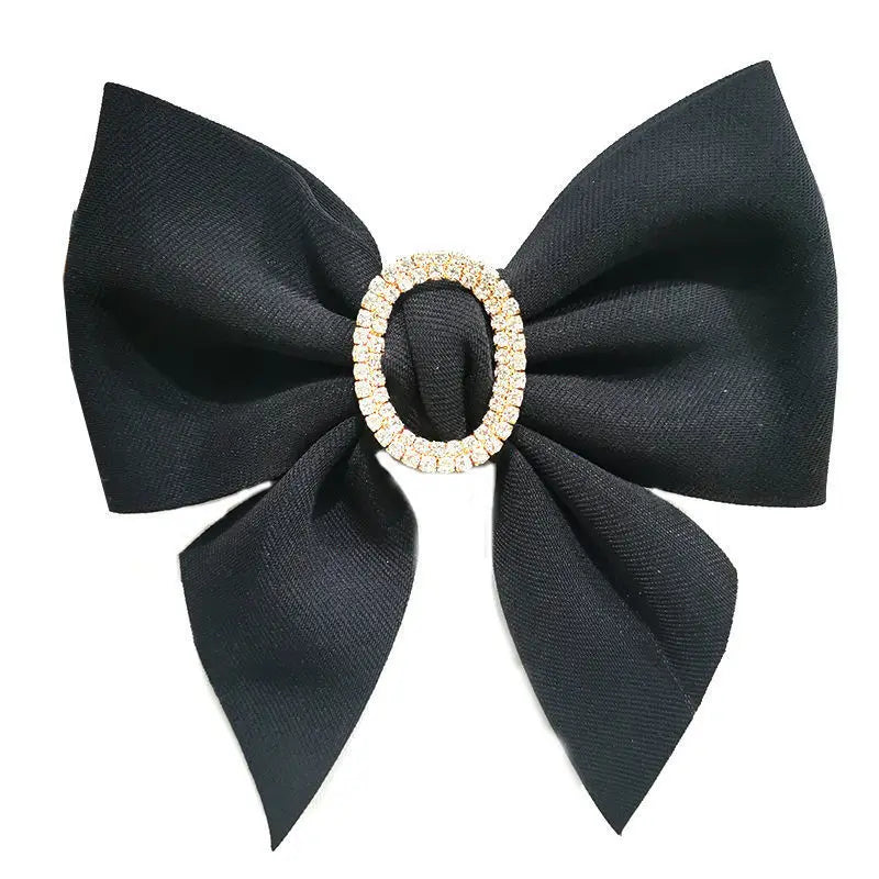 Diamond Glitter Bow Tie Waistbelt for Girls with Bowknot Rhinestone Wide Waist Belt for Dress Match Elastic Waist Seal