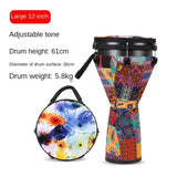 8 10 12 Inchs African Drum Professional Goblet Drums Beginner Children Playing Djembe Drum Small Percussion Musical Instruments