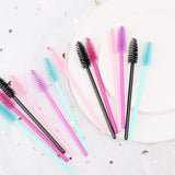 Disposable Mini Mascara Wands Applicator White Handle Eyelash Brush Set 1000pcs Eye Lashes Extension Tools