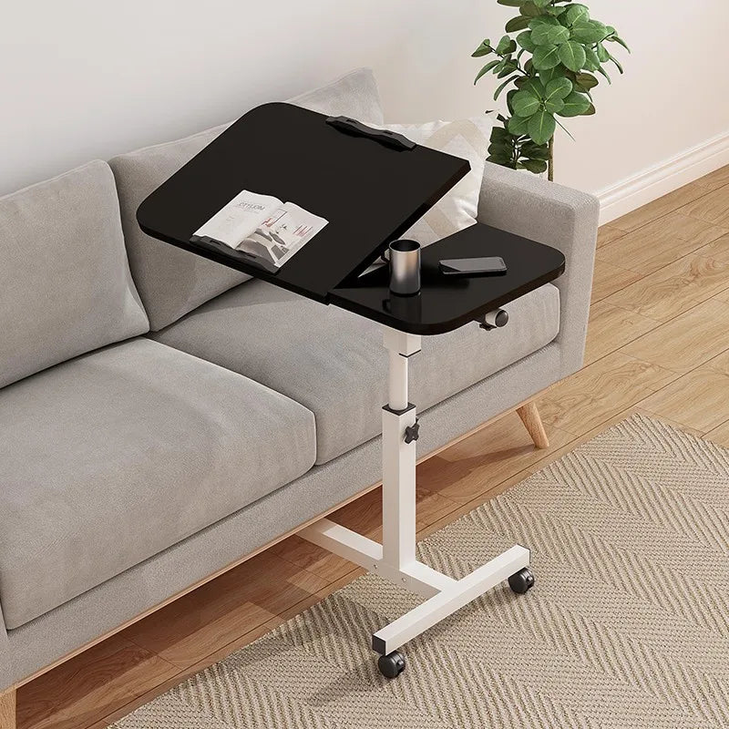 Simple Laptop Desk Bed Computer Desk Floor Mobile Lifting Bedside Table