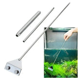 Lengthened Stainless Steel Algae Scraper Aquarium Fish Tank Algae Razor Blade Cleaner Set Pet Supplies Cleaning Tools