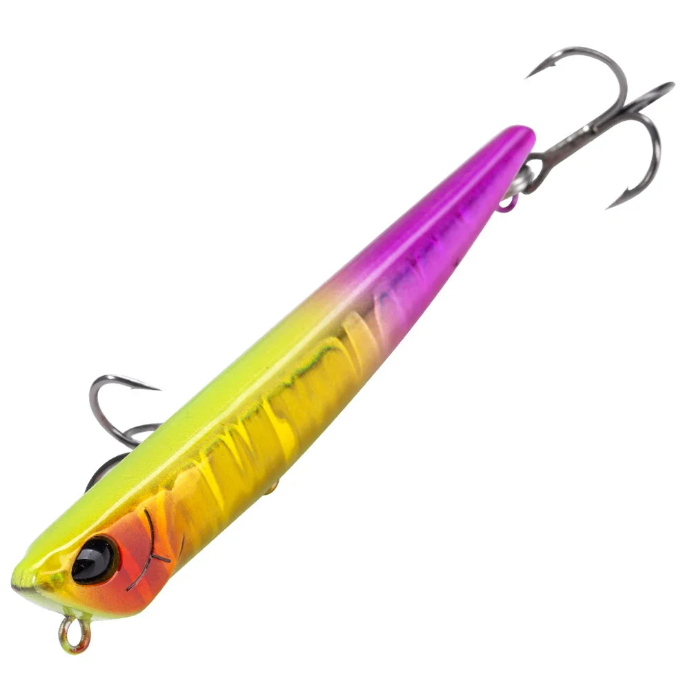 Hunthouse Bay RUF MANIC 75mm/8g Sinking Pencil Fishing lure stickbait BKK Hook Hard Lure for seabass fish