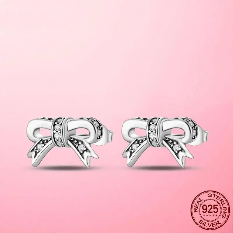 Earrings 925 Silver Asymmetrical Heart Hoop Earrings for Women Fashion Trendy Sterling Silver 925 Earring Original Jewelry Gift