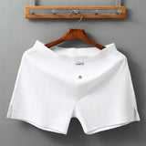 Sexy Men Cotton Boxer Briefs Convex Pouch Underwear Shorts Trunks Comfort Underpants Threaded Arrow Pants Elastic Male Panties