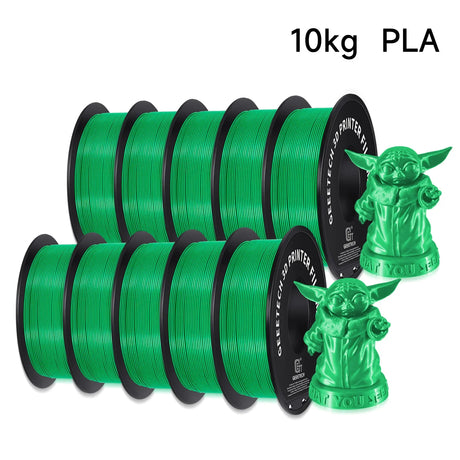 Geeetech 10Kg PLA Filament Plastic For 3D Printer 1.75mm,Tangle-Free, 3d Printing Wire Materials Vacuum Packaging