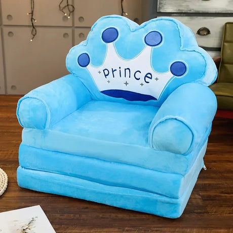 Folding Sofa Creative Cartoon Children Cute Princess Baby Toddler Dual-purpose Child Armchair Lazy Small Bed Seats Practical