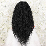 Long Curly Hair Wigs 13*4 Lace Front Hair Wigs With Baby Hair For Women Natural Color Synthetic Fiber Heat Resistant Hair Wig