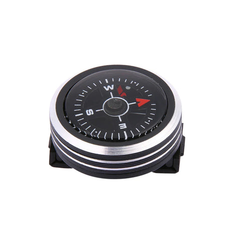 Mini Camping Compass Aluminum Alloy Wristwatch Type Pocket Compasses Practical Detachable Survival Tool for Climbing Paracord