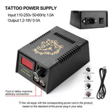 Professional Tattoo Machine Kit Tattoo Power Supply Rotary Pen With Cartridge Needles Permanent Make-up Machine Tattoo Body Art