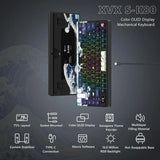 womier S-K80 Gamer Keyboard with Color OLED Display Mechanical Gaming Keyboard Hot Swappable Gasket Mount RGB Custom Keyboard