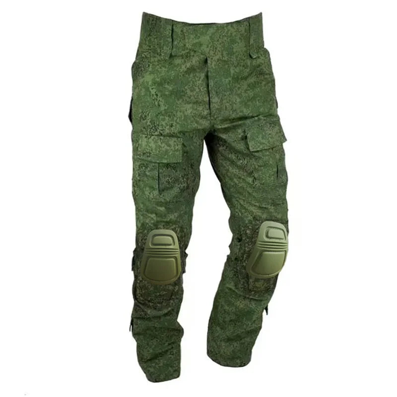 Softair Paintball Work Clothing Military Shooting Uniform Tactical Combat Camouflage Shirts Cargo Knee Pads hunting Pants Suits