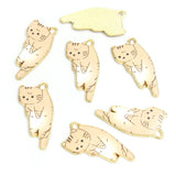 10pcs Kawaii Pet Kitten Enamel Charms for DIY Ornaments Accessories Necklace Earrings Keychain Cute Lazy Cat Alloy Pendants