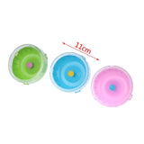 1pcs 11cm Hamster Wheel Small Animal Running Disc Toys Cute Plastic Jogging Exercise Wheel Pet Cage Accessories