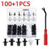 100/415/680PCS Car Fastener Clips Mixed Car Fasteners Door Trim Panel Auto Bumper Rivet Retainer Push Engine Cover Fender Clip