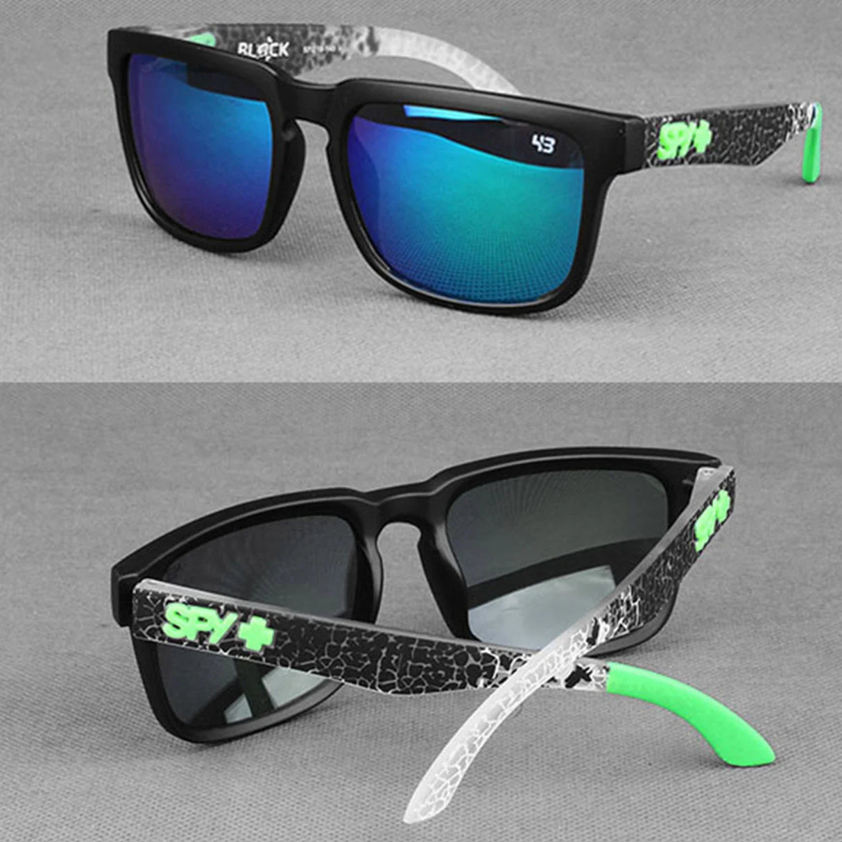 40 PCS KEN BLOCK Coloured Sunglasses Men Women Outdoor Travel Sunglasses Driving Sunglasses UV400