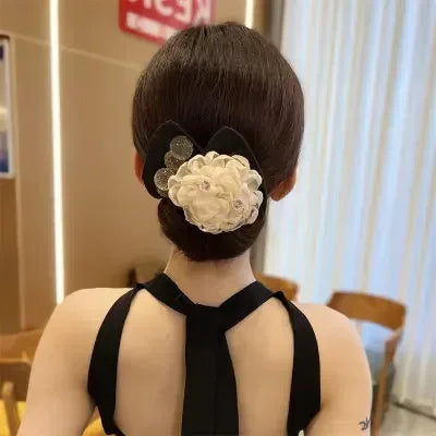 Headband Roller Hair Curler Donut Bun Maker Lazy Hairpin Tool Women's Bow Rabbit Ear Magic Hairstyle Ring Accessories Twisted