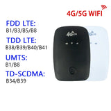 4G Lte Mobile WiFi Hotspot Travel Router Partner Wireless SIM Routers 150Mbps with SIM Card Slot Universal Wi-Fi Sharing