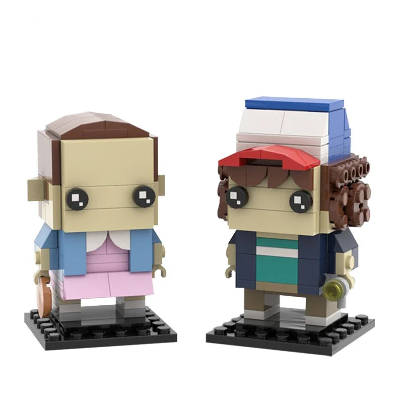 DIY Anime Movies Game Figure Brickheadz Building Block Kit Character Collectation Playset Brick Model Toys Kids Birthday Gift