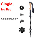 Lighten Up Aluminum Alloy Trekking Poles 등산스틱 Trekking Poles Hiking Stick Nordic Walking Stick Telescopic Sticks Lightweight 지팡이