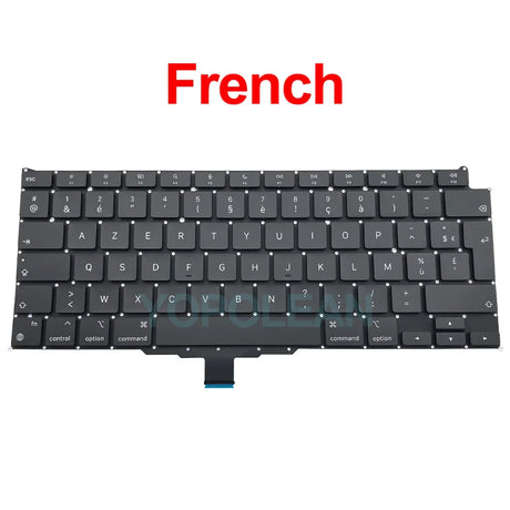 New Laptop A2337 Keyboard For Macbook Air 13" M1 A2337 Keyboard Replacement US UK FR SP IT DE RU AE Layout 2020 Year