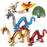 New Mythical Animal model dragon figurines ice devil ocean octopus monster Phoenix action Figure Children's Collection Toy Gifts