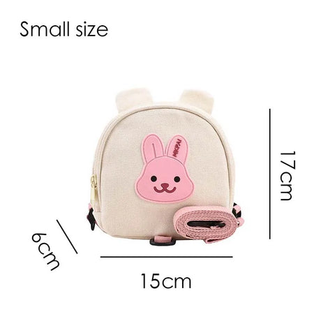 Korean Kids Backpack Round Kawaii Children's Handbags for Girl Kindergarten Boy Schoolbag Cartoon Bear Bunny Toddler Bag