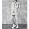 2022 New Casual Men Sport Clothing Two Piece Sets Autumn Winter Hooded Cardigan and Warm Ankle Length Pants Fashion Suit