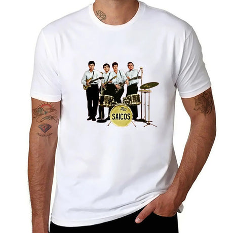 New The Los Saicos Punk T-Shirt quick-drying t-shirt summer top T-shirt short Short sleeve plain white t shirts men