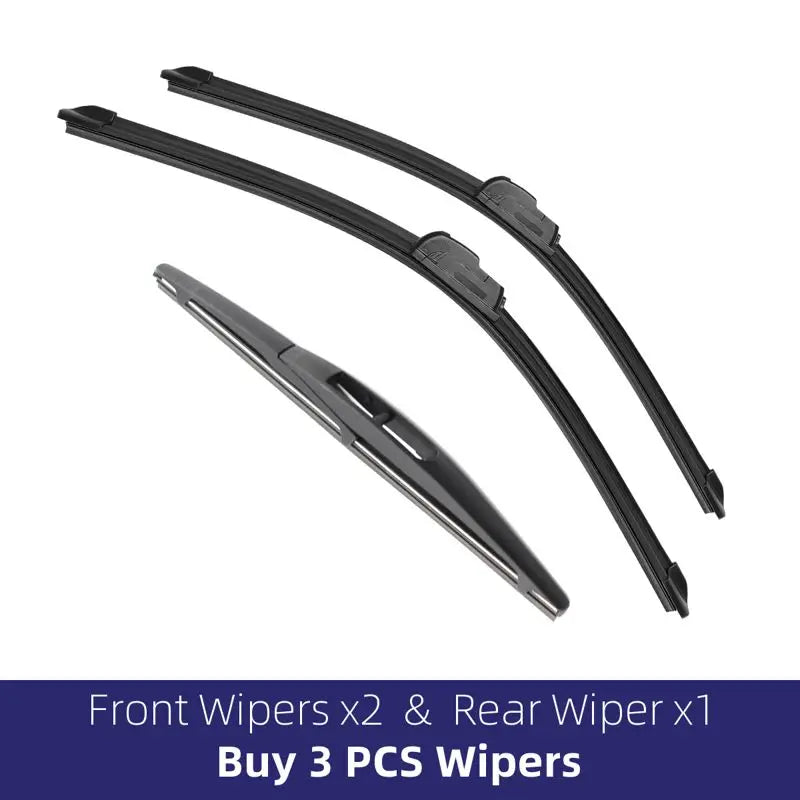 For SUZUKI SX4 S-Cross 2006-2020 Car Front Rear Wiper Blades Soft Rubber Windscreen Wipers Auto Windshield 26"+14"+10" 2018 2019