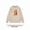 Quality Suede sweatshirts Men Loose Cute Girl Graphic Pullovers Autumn Hoodies Harajuku Oversized Brand Unisex Tops