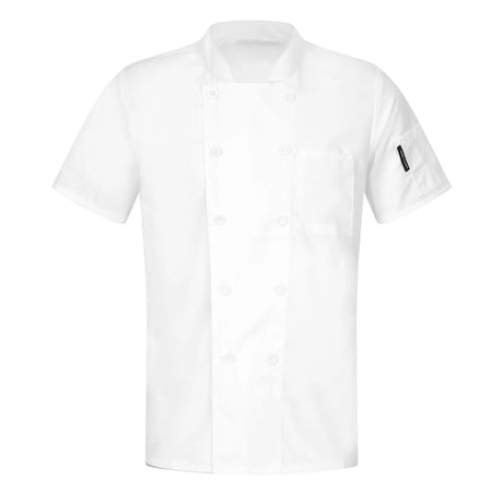 Unisex Chef Restaurant Jacket Short Long Sleeve Double-Breasted Chef Coat Men Women Canteen Hotel Kitchen Bakery Work Uniform