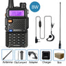 Baofeng UV-5R 8W True High Power 8/5W Powerful Walkie Talkie Long Range 16km Dual Band Two Way Radio CB Portable UV5R Hunting