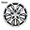 15 Inch Universal Car Wheel Cover Silver Black Wheel Car Modification Parts Cover Wheel Car J7B9