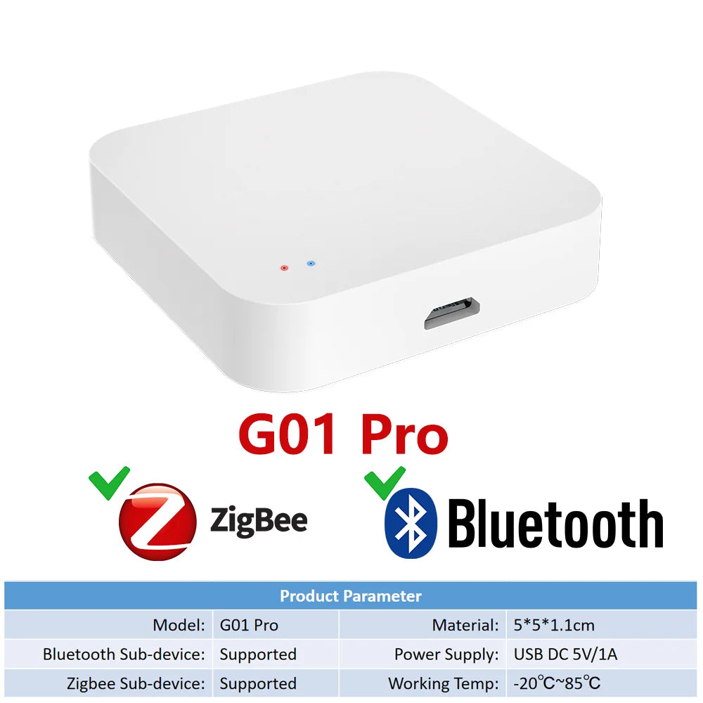 Tuya Zigbee Wireless Hub Gateway For Smart Home Automation for Zigbee Devices Via Smart Life Works with Alexa Google Home