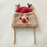 2023 new autumn winter christmas cartoon  knitted hats and scarf 2 pieces sets