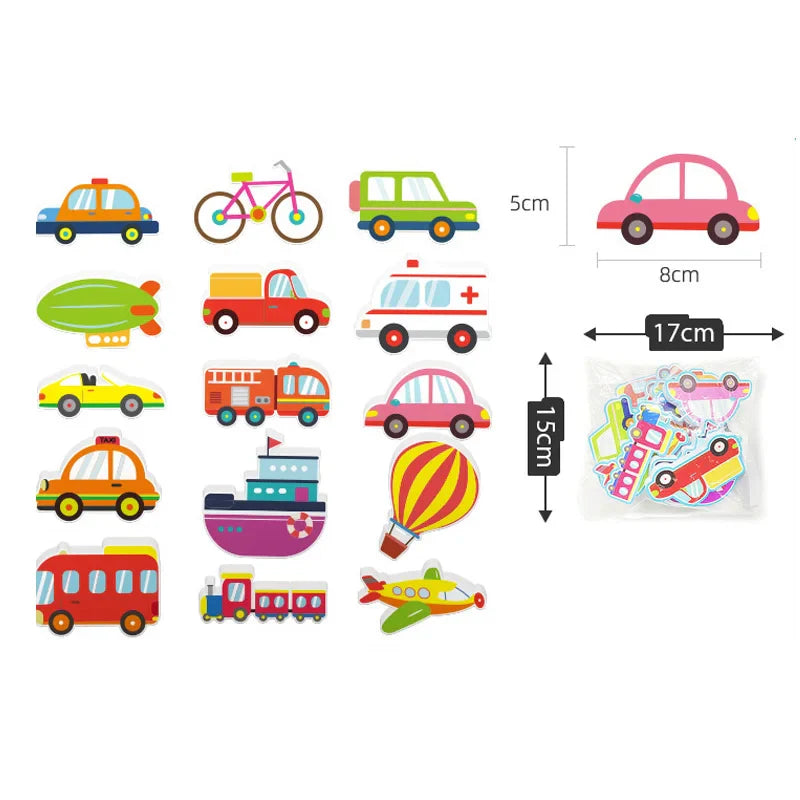 Baby Bath Toys Cars Boat Cognitive Floating Toy Foam EVA Puzzle Bathing Toys for Kids Children Bathroom Play Water Game Toys