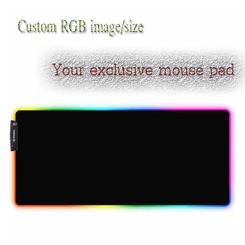 XGZ DIY RGB Computer Gaming Mouse Pad Custom Personalized LED Illuminated Keyboard Mat XXL