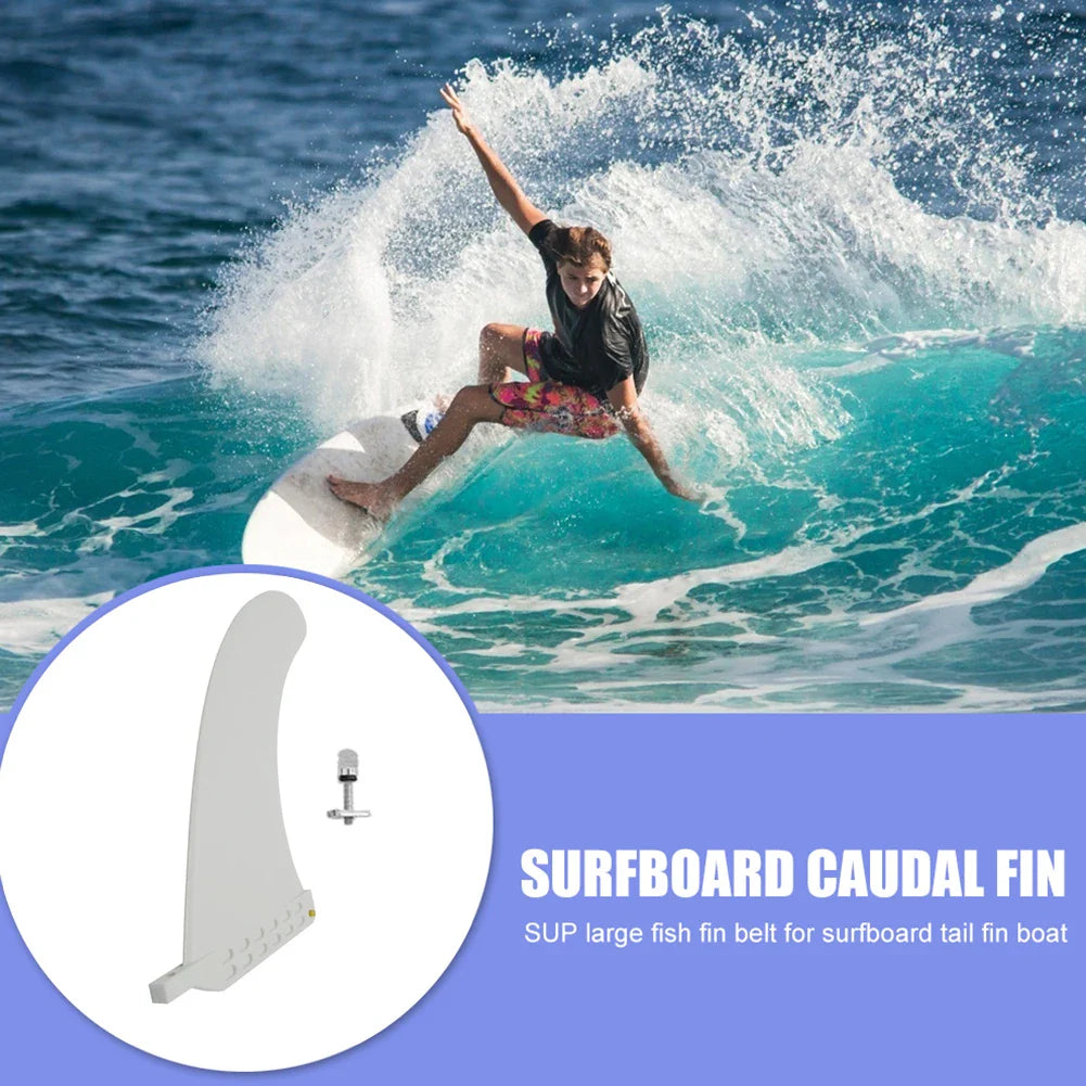 9inch Surf Fin SUP Single Center Fin Nylon Long Board Surf Board Paddle Board With Fin Screw Surfing Sports Accessories