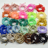 30PCS 5mm Twilled Cords Knotted Elastic Hair Bands Golden Caps Hair Ties for Girls Elasticity Ponytail Holders Hair Scrunchies