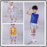 Children's Jazz Dance Suits Children's Day Sequined Costumes Street Dance Suits Boys and Girls Dance Performances Costumes