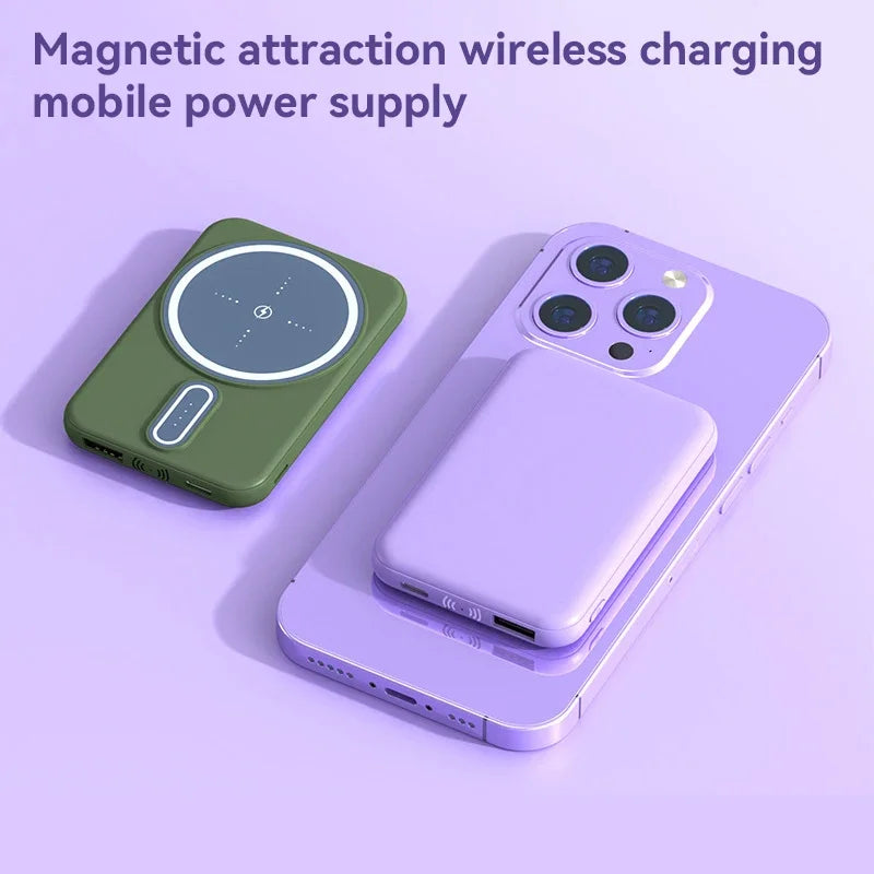 30000mAh Power Bank Magsafe Wireless Fast Charging Thin And Compact Portable Mobile Phone Accessories Free Shipping