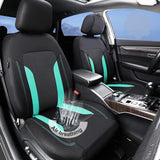 Universal Mesh Car Seat Cover Set Voiture Accessories Interior Unisex Fit Most Car SUV Track Van With Zipper Airbag Compatible