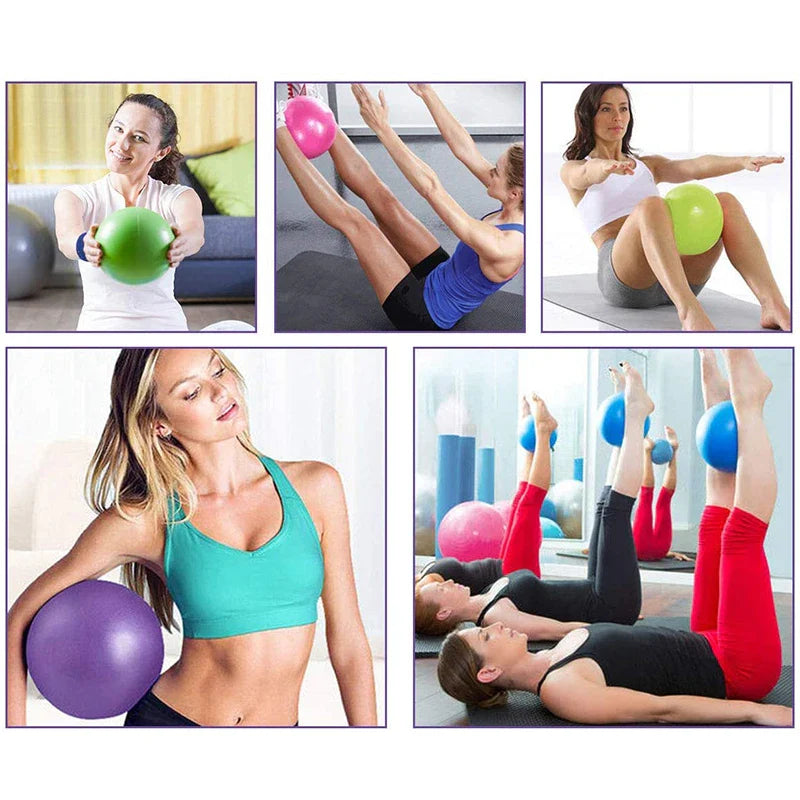 New 25cm Yoga Ball Exercise Gymnastic Fitness Pilates Ball Balance Exercise Gym Fitness Yoga Core Ball Indoor Training Yoga Ball